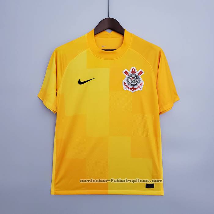 Camiseta Corinthians Portero 2021-2022 Amarillo Tailandia